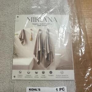 Miryana Organic Turkish Bath Towel Color - Natural Size 35" x 68"